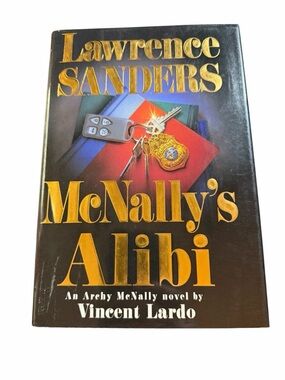 ✨ McNally's Alibi Lawrence Sanders Vincent Lardo Hardcover Mystery ✨